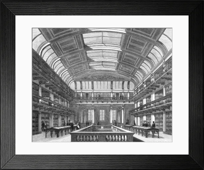 Framed Print : Geological Museum Inside Framed Print : Geological Museum Inside