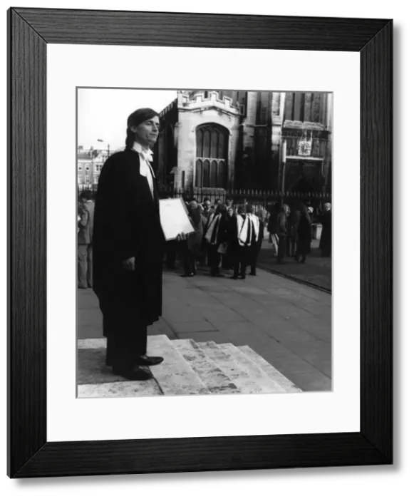 Framed Print : Cambridge Univ Graduate Framed Print : Cambridge Univ Graduate