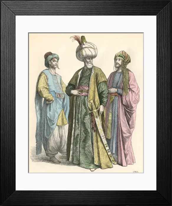 Framed Print : Racial / Turkey / Men 19C Framed Print : Racial / Turkey / Men 19C