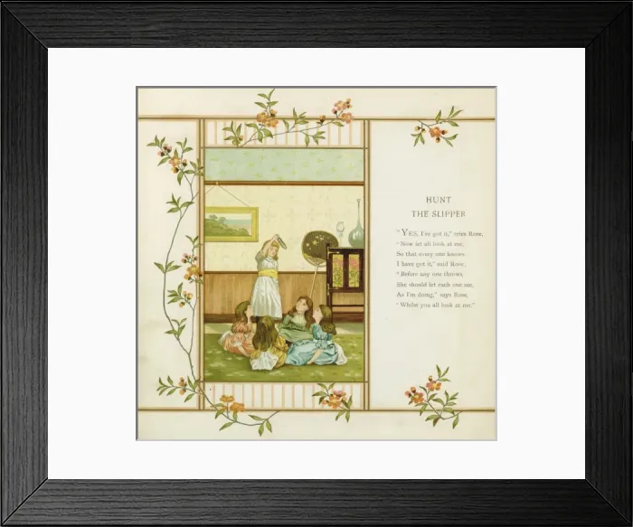 Framed Print : Hunt the Slipper Framed Print : Hunt the Slipper