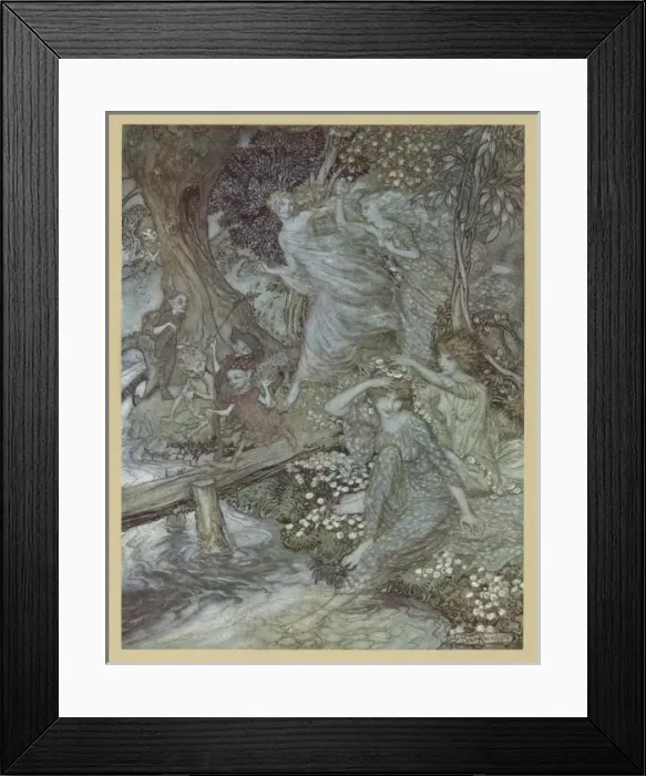 Framed Print : WOODNYMPHS Framed Print : WOODNYMPHS