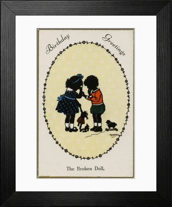 Framed Print : Children, Broken Doll Framed Print : Children, Broken Doll