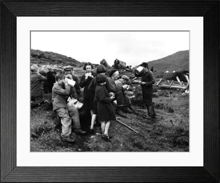 Framed Print : Workers Lunch Break Framed Print : Workers Lunch Break