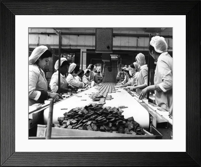 Framed Print : Women in Biscuit Factory Framed Print : Women in Biscuit Factory