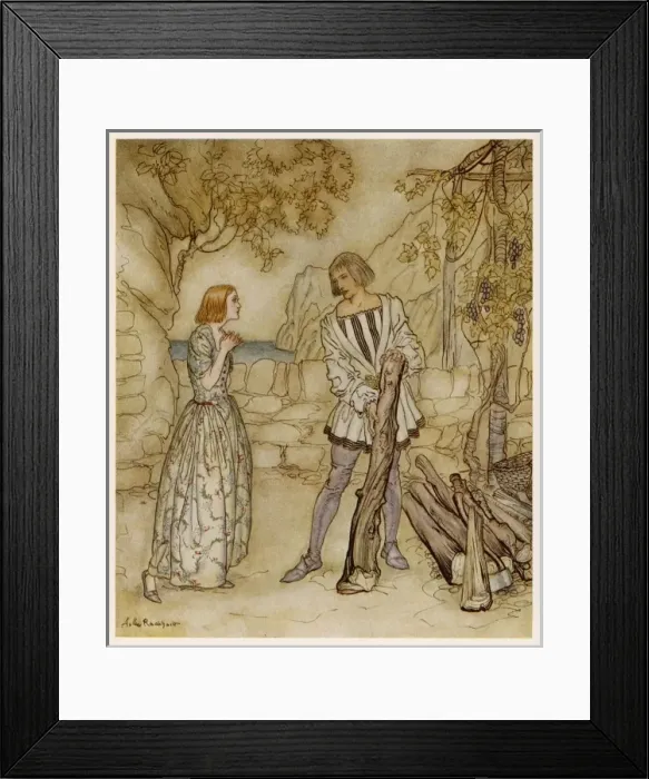 Framed Print : Shakespeare / The Tempest Framed Print : Shakespeare / The Tempest
