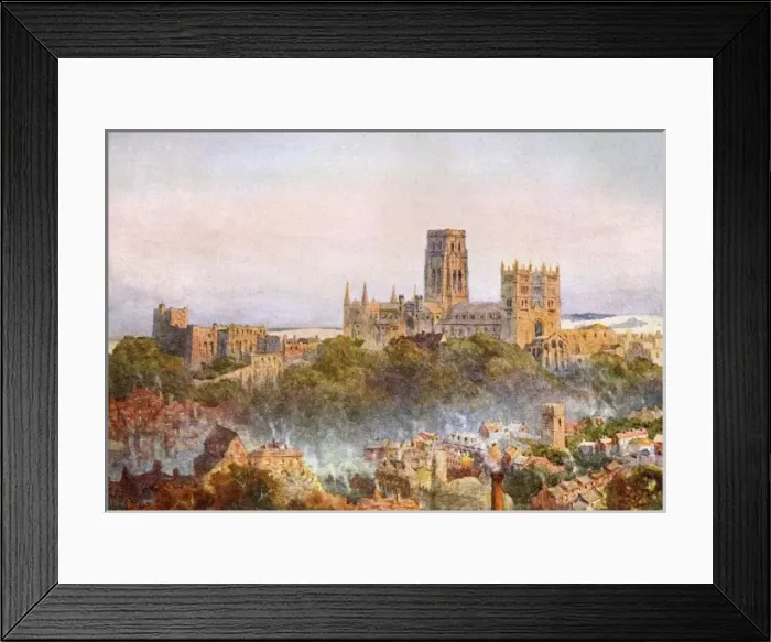 Framed Print : Durham / Distant View 1905 Framed Print : Durham / Distant View 1905
