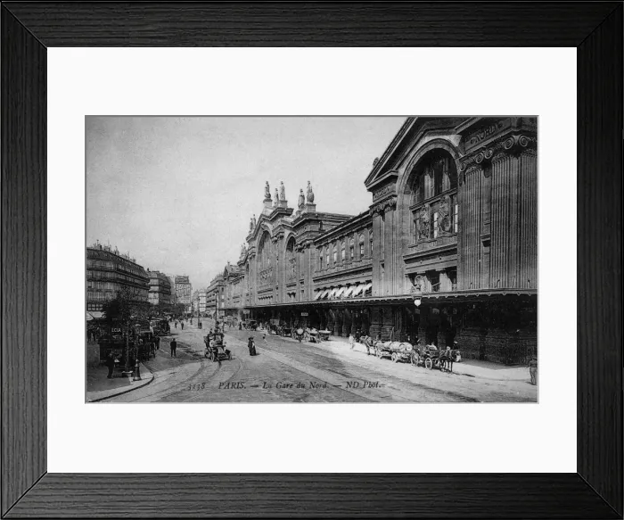 Framed Print : Gare Du Nord, Paris Framed Print : Gare Du Nord, Paris
