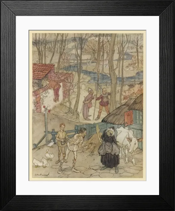 Framed Print : White Cow with Red Ears Framed Print : White Cow with Red Ears