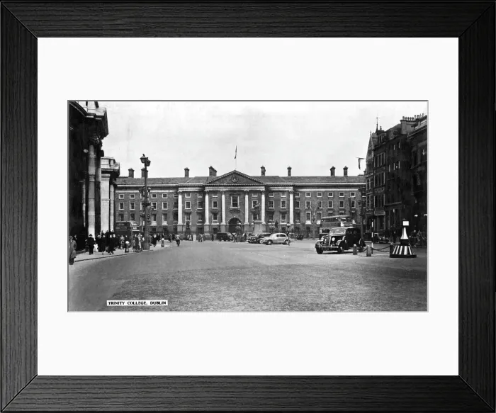 Framed Print : View of Trinity College, Dublin, Ireland Framed Print : View of Trinity College, Dublin, Ireland