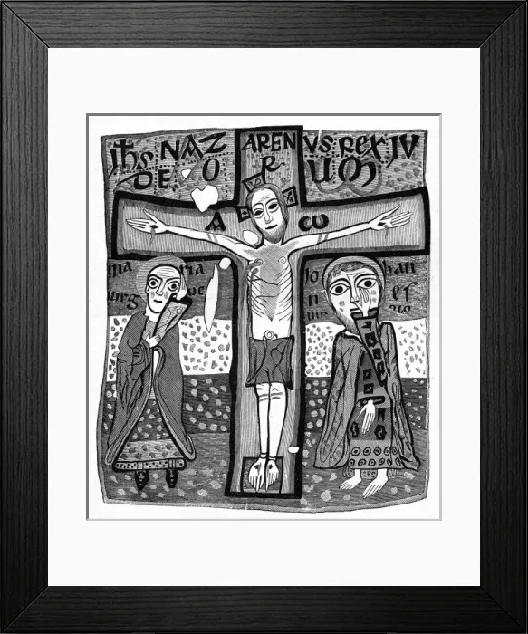 Framed Print : Jesus Crucified C11 Ms Framed Print : Jesus Crucified C11 Ms