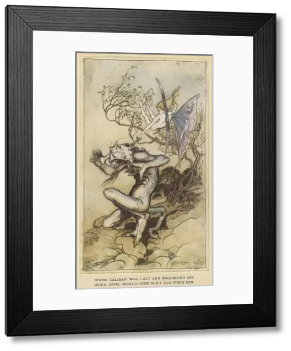 Framed Print : Shakespeare / The Tempest Framed Print : Shakespeare / The Tempest
