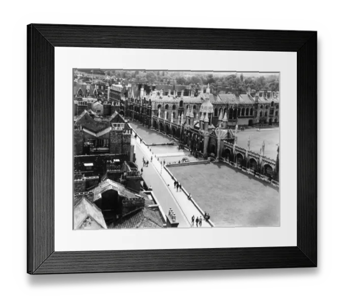 Framed Print : Kings Parade from Above Framed Print : Kings Parade from Above