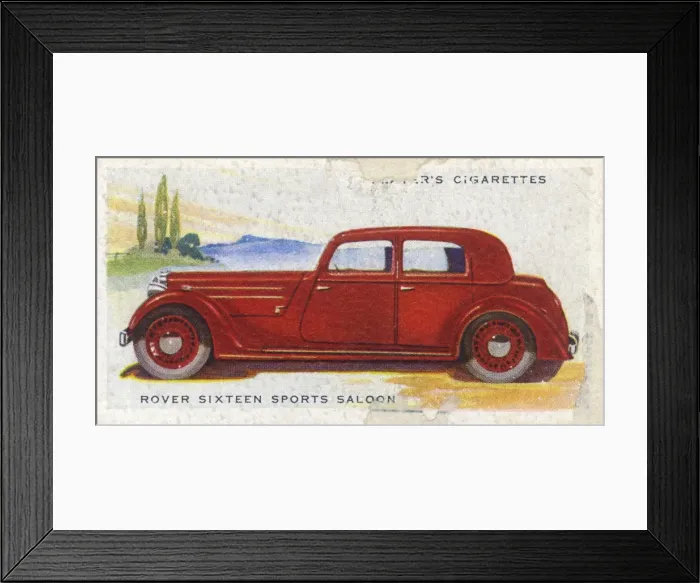 Framed Print : Rover 16 Sports Saloon Framed Print : Rover 16 Sports Saloon
