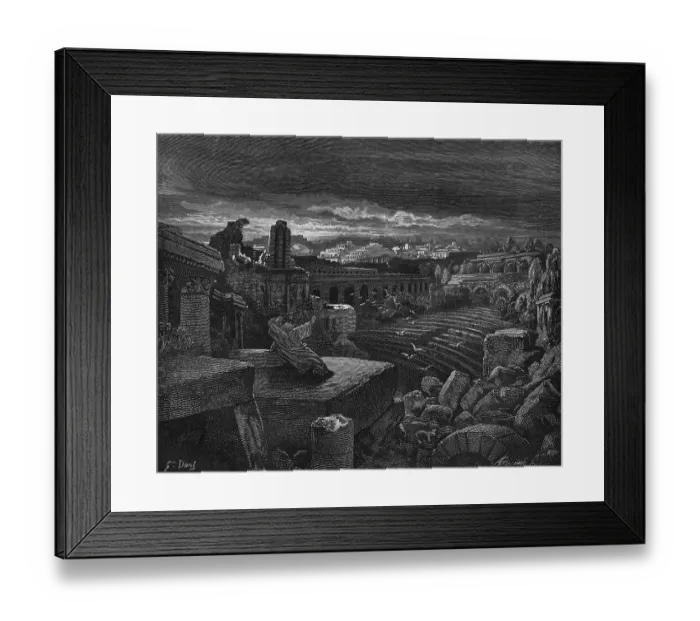 Framed Print : Isaiah / Vision of Babylon Framed Print : Isaiah / Vision of Babylon