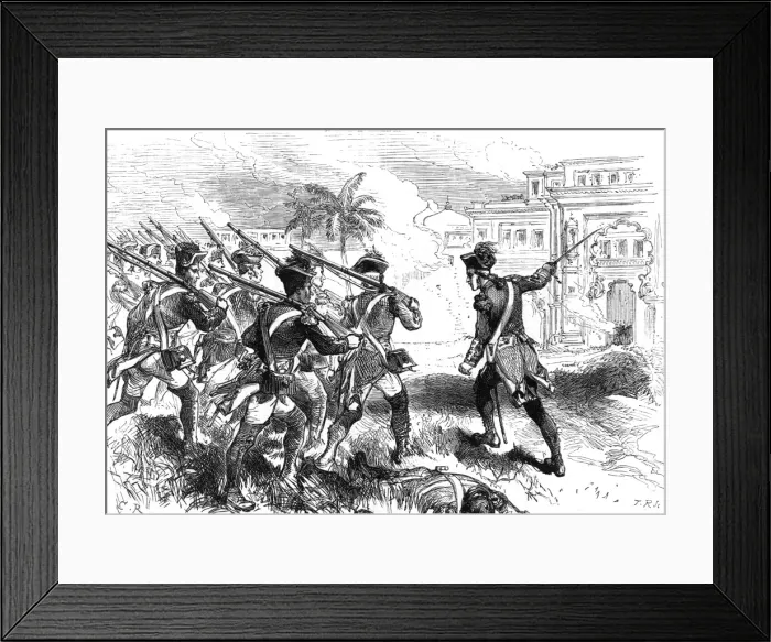 Framed Print : Clive at Conjeveram 1751 Framed Print : Clive at Conjeveram 1751