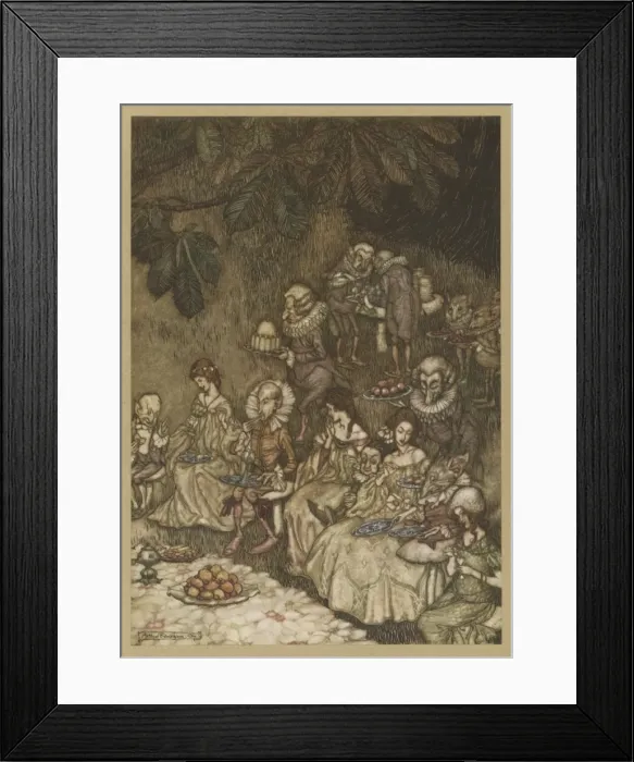 Framed Print : P. Pan / Fairy Banquet Framed Print : P. Pan / Fairy Banquet