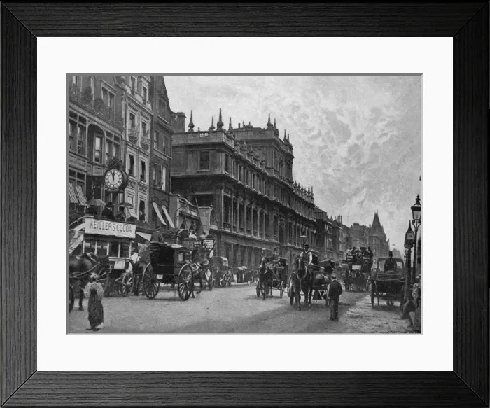 Framed Print : Piccadilly Circa 1895 Framed Print : Piccadilly Circa 1895