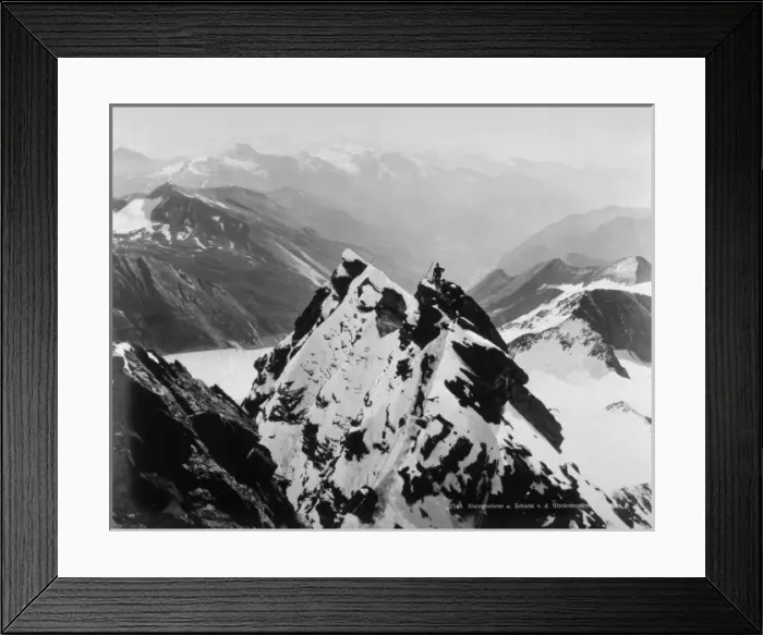 Framed Print : Austrian Alps Climb C20 Framed Print : Austrian Alps Climb C20