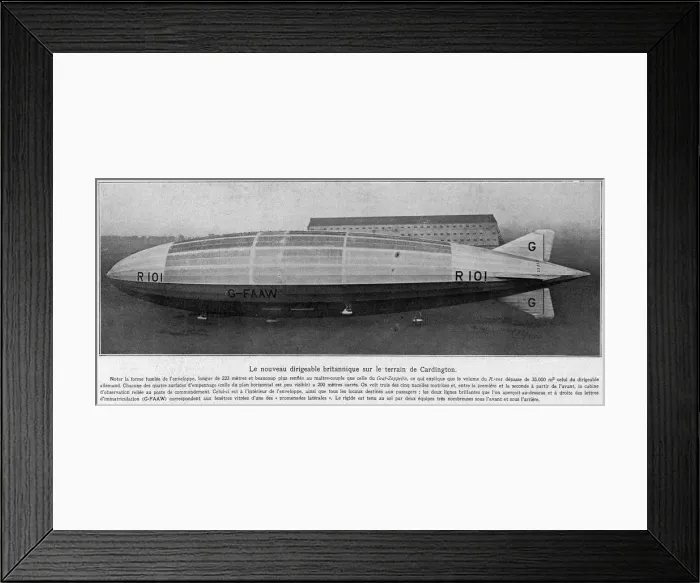 Framed Print : R101 at Cardington - 3 Framed Print : R101 at Cardington - 3