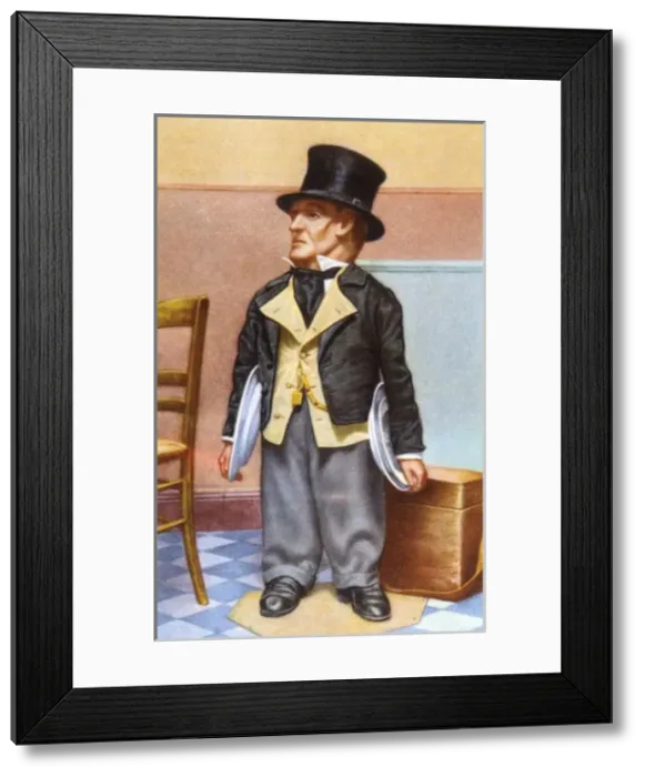 Framed Print : Dwarf Plate-Mender 1950 Framed Print : Dwarf Plate-Mender 1950