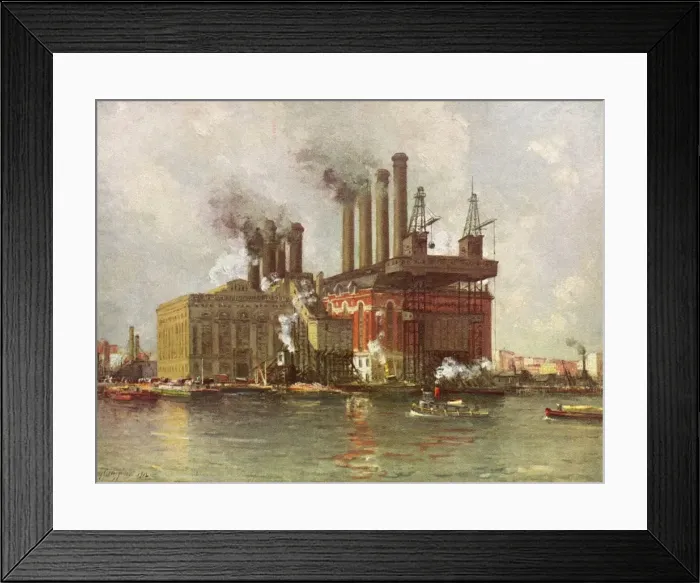 Framed Print : New York Edison Company