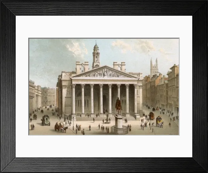 Framed Print : Royal Exchange / Chromo Framed Print : Royal Exchange / Chromo