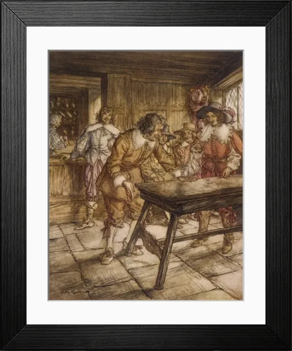 Framed Print : Game / Shuffleboard 17C Framed Print : Game / Shuffleboard 17C
