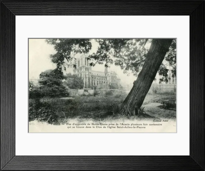 Framed Print : Paris / Notre Dame C1910 Framed Print : Paris / Notre Dame C1910