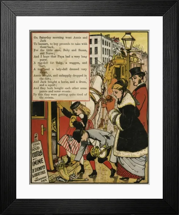 Framed Print : Family Shopping Framed Print : Family Shopping