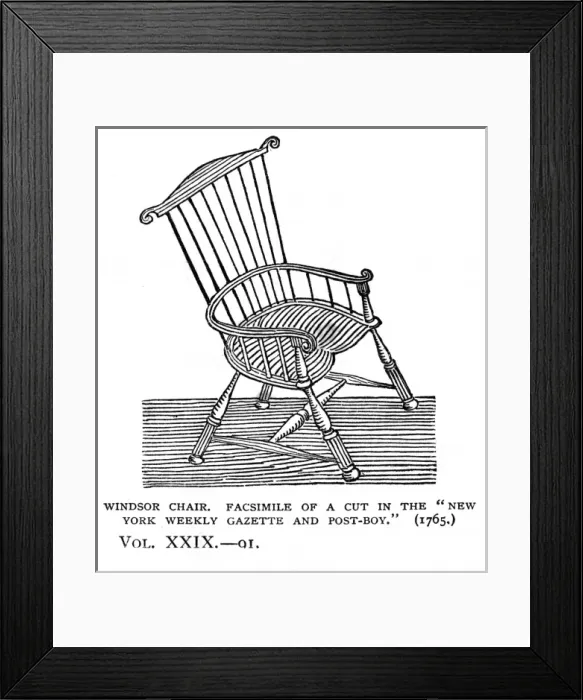 Framed Print : Windsor Chair C18 Framed Print : Windsor Chair C18