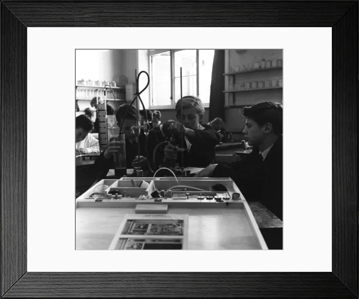 Framed Print : Science Lesson / Hailsham Framed Print : Science Lesson / Hailsham