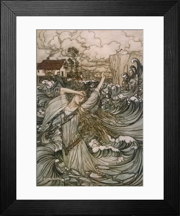 Framed Print : Undine / De LA Motte Framed Print : Undine / De LA Motte
