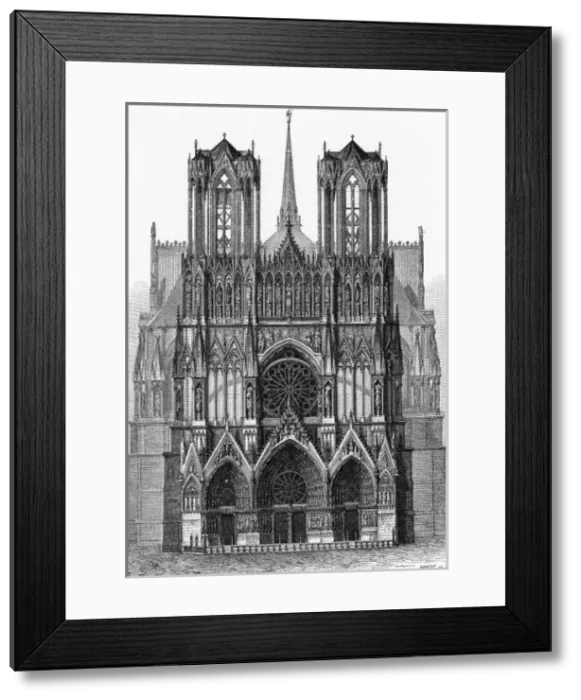 Framed Print : Reims Cathedral Framed Print : Reims Cathedral