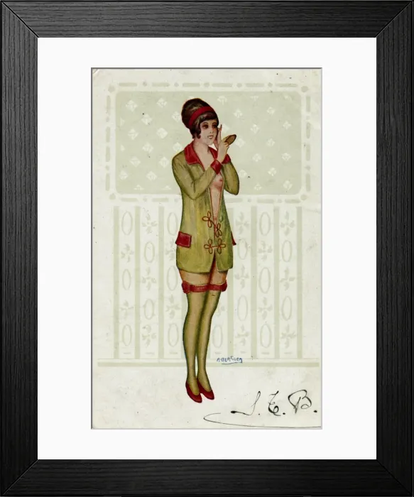 Framed Print : Female Type / Italian Framed Print : Female Type / Italian