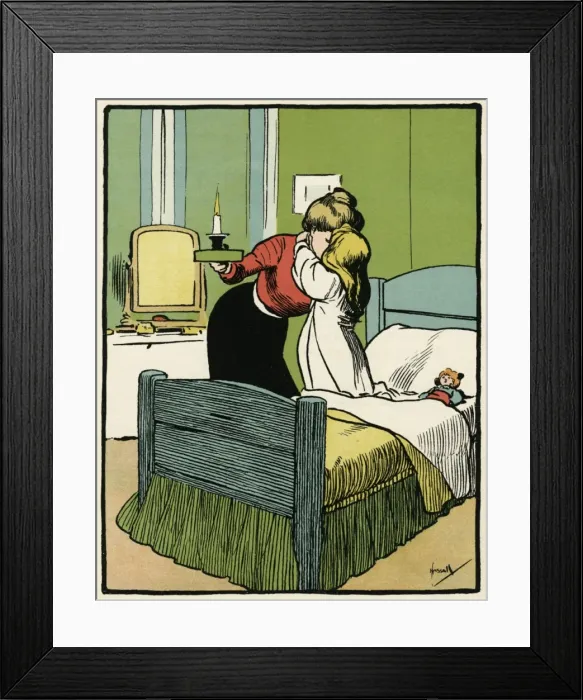 Framed Print : Goodnight Hug Framed Print : Goodnight Hug