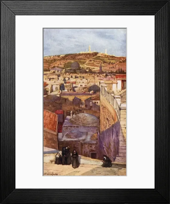 Framed Print : Jerusalem / Mount Olives Framed Print : Jerusalem / Mount Olives
