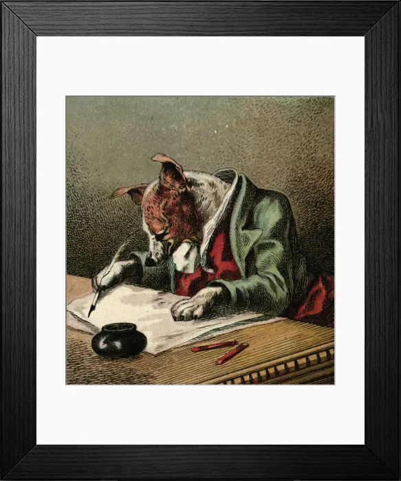 Framed Print : Mother Hubbard / Writing Framed Print : Mother Hubbard / Writing