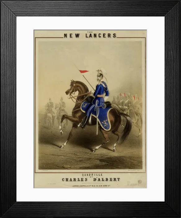 Framed Print : New Lancers Quadrille Framed Print : New Lancers Quadrille