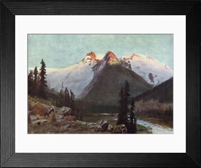 Framed Print : Canada Scenery / Glaciers Framed Print : Canada Scenery / Glaciers