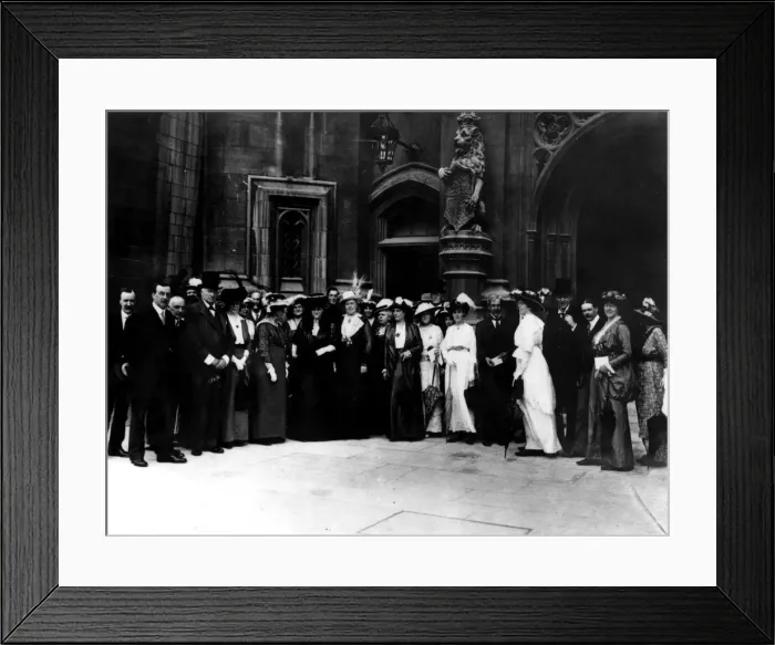Framed Print : Suffrage Delegation / 1914 Framed Print : Suffrage Delegation / 1914