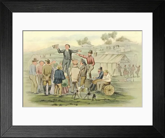 Framed Print : Australia Sunday Digging Framed Print : Australia Sunday Digging
