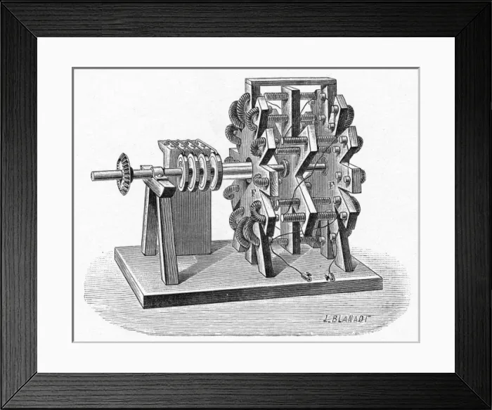 Framed Print : JACOBIs MOTOR (1838) Framed Print : JACOBIs MOTOR (1838)