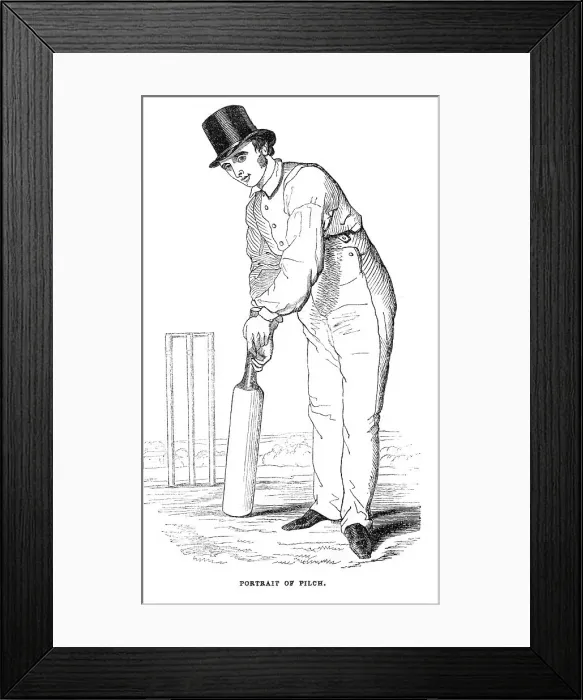 Framed Print : Fuller Pilch / Cricketer Framed Print : Fuller Pilch / Cricketer
