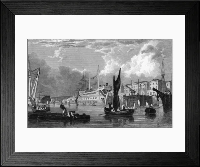 Framed Print : England / Devonport / 1832 Framed Print : England / Devonport / 1832
