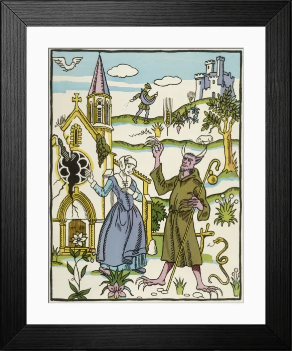 Framed Print : Devil in the Fields Framed Print : Devil in the Fields