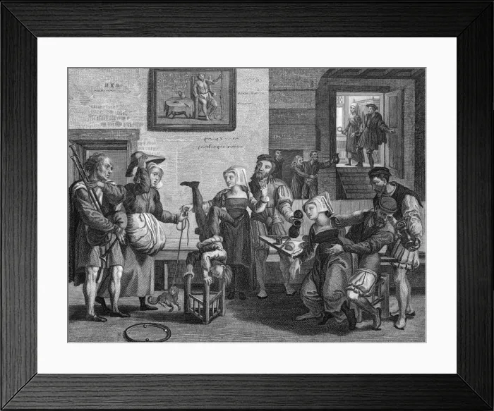 Framed Print : Drinking in Flemish Pub Framed Print : Drinking in Flemish Pub