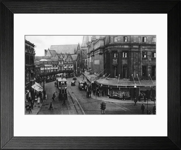 Framed Print : View of Victoria Street, Derby Framed Print : View of Victoria Street, Derby