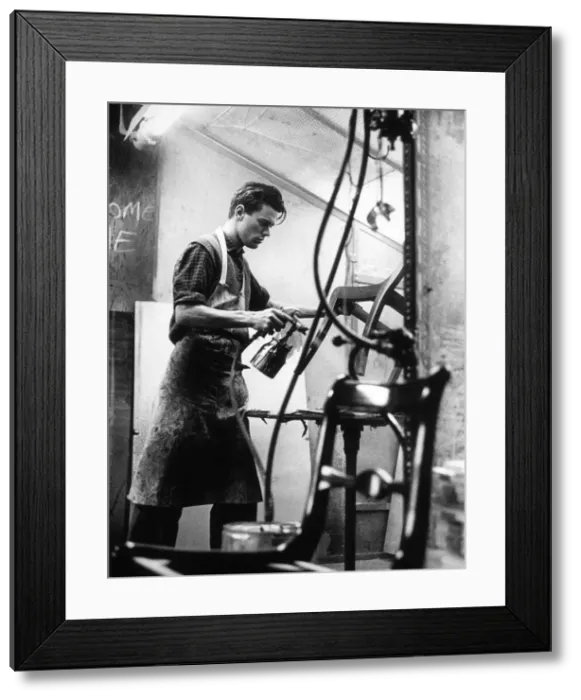 Framed Print : Furniture Factory / 1964 Framed Print : Furniture Factory / 1964