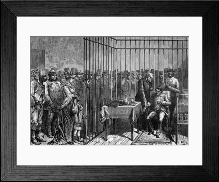 Framed Print : Dr Tanner Fasting 1880 Framed Print : Dr Tanner Fasting 1880