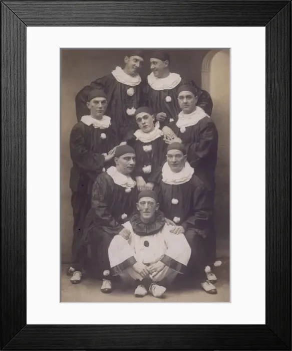 Framed Print : Pierrot Entertainers Framed Print : Pierrot Entertainers